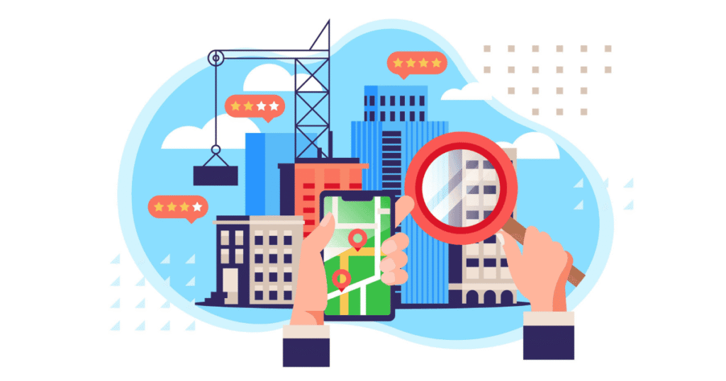 Local SEO for contractors showing Google Maps rankings.